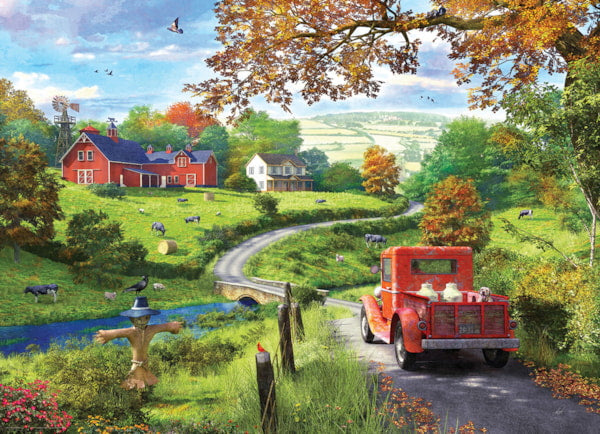1000 Piece Jigsaw Puzzle - Country Drive | EUROGRAPHICS