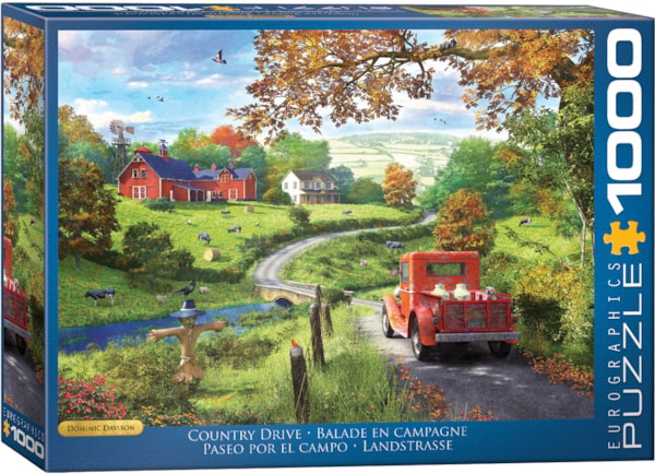 1000 Piece Jigsaw Puzzle - Country Drive | EUROGRAPHICS