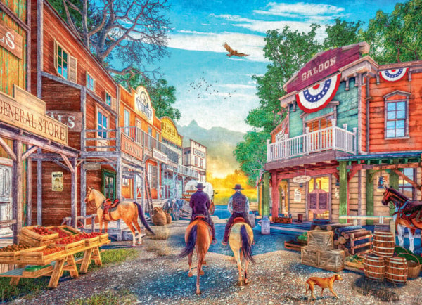 1000 Piece Jigsaw Puzzle - Wild West Country | EUROGRAPHICS