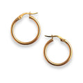 14K 2mm X 20mm HOOP Earrings | Washington Diamond