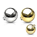 14kt Gold 3mm Ball Dermal Top 14G-My Body Piercing Jewellery