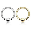 14kt Gold Captive Ring-My Body Piercing Jewellery