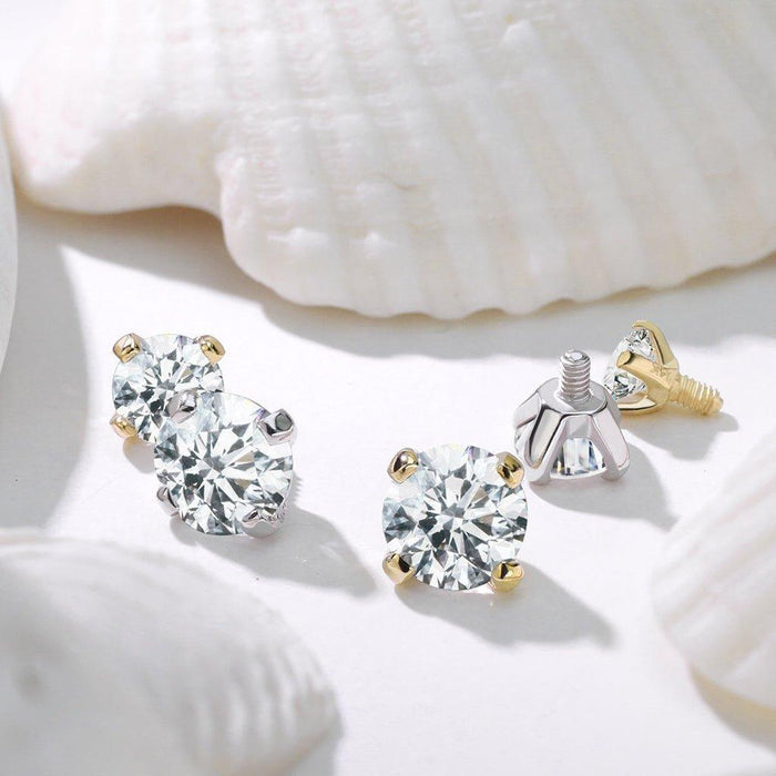 14kt Gold Gem Dermal Top 14G-My Body Piercing Jewellery