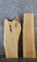 2- Ash Live Edge Side Table Tops/End Table Tops 4812-4813