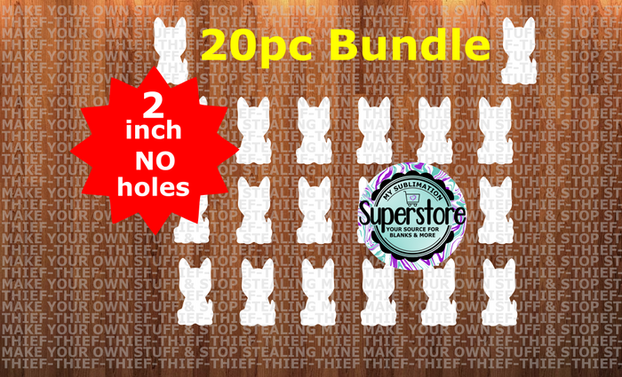 2 inch - German Shepherd - (great for badge reels & hairbow centers)
