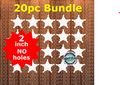 2 inch - Police badge star - (great for badge reels & hairbow centers)
