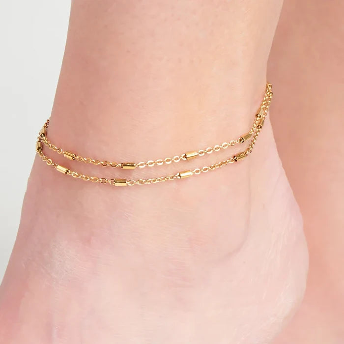 2 Row Anklet