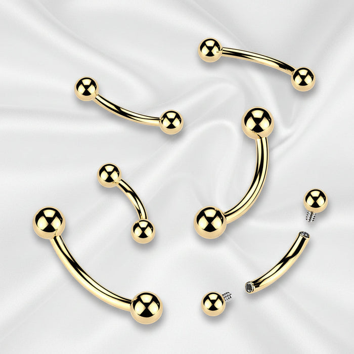 24kt Gold Plated Titanium I.T. Curve