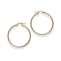 2x30mm 14KY Hoop Earrings