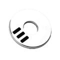 3 Stripe Disc Stainless Steel Pendant-My Body Piercing Jewellery