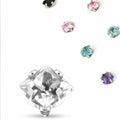 3.5mm Square Gem Dermal Top 14G-My Body Piercing Jewellery
