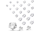 3, 4 or 5mm Round Gem Dermal Top 14G-My Body Piercing Jewellery