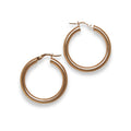3x15mm 14KY Hoop Earrings | Washington Diamond