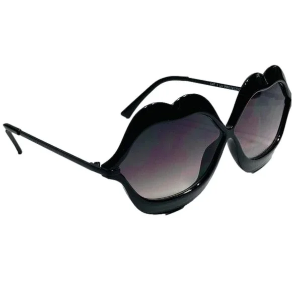 (6023 (C) | Black Lip Novelty Sunglasses (Clearance)