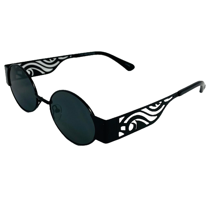 6046 (C) | Oval Lens Sunglasses with unique arm design