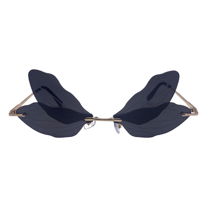 Black Dragonfly Novelty Sunglasses