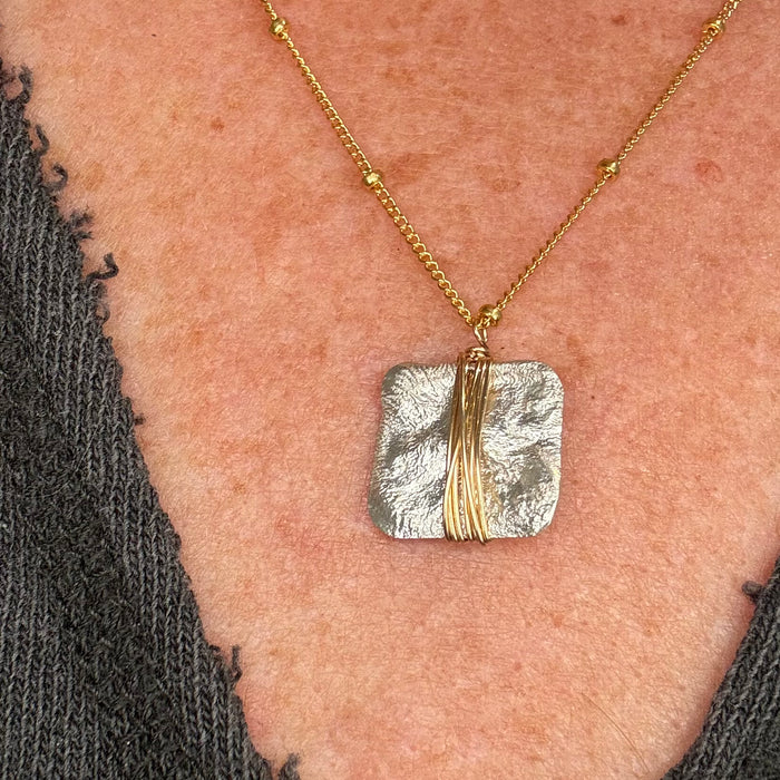 Funky Square Necklace - 5 variations