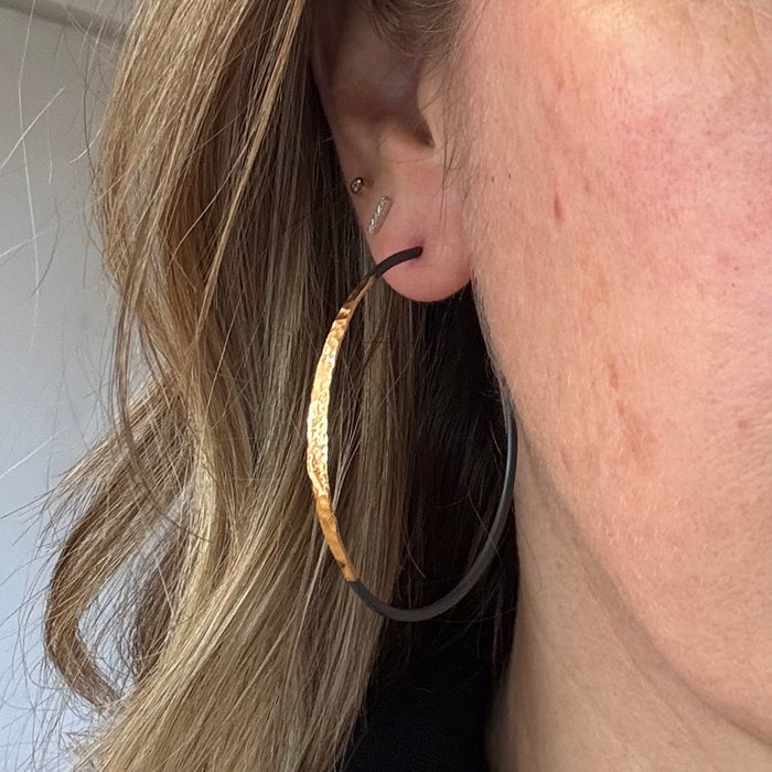 Large Eclipse Hoop Earrings (E1722)