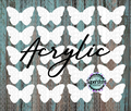 Acrylic Butterfly 10 or 20 count  1.5 & 2 inch size - Sublimation Acrylic
