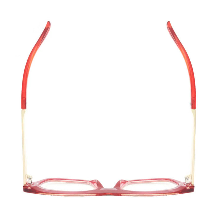 Alexa Blue Light Readers in Red with Gold - Mildred Hoit
