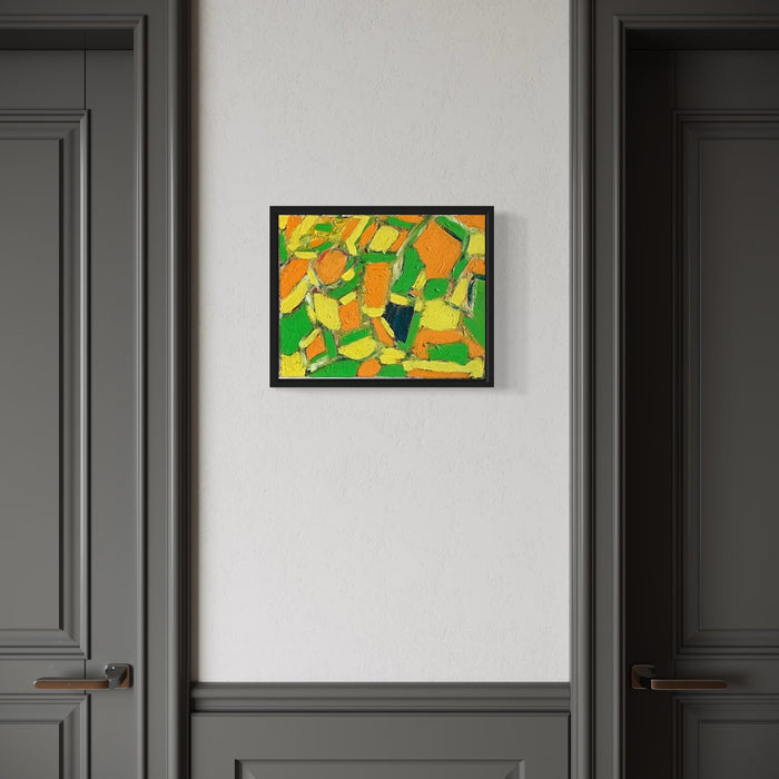 The artwork, Aligning, by Genevieve Antonello, displayed in a room.