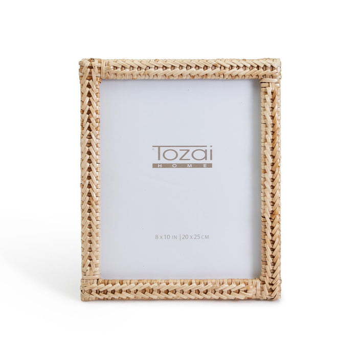 Amanpulo Woven Rattan 8" x 10" Photo Frame - Mildred Hoit