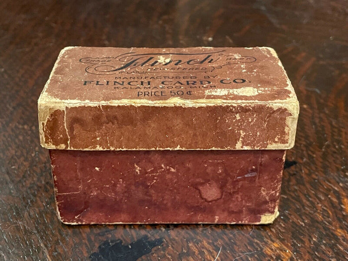 ANTIQUE FLINCH PARLOR CARD GAME - FLINCH CARD CO. 1913