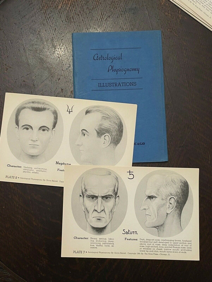 ASTROLOGICAL PHYSIOGNOMY - 1st 1941 - ZODIAC, PLANETS, PERSONALITY, DIVINATION