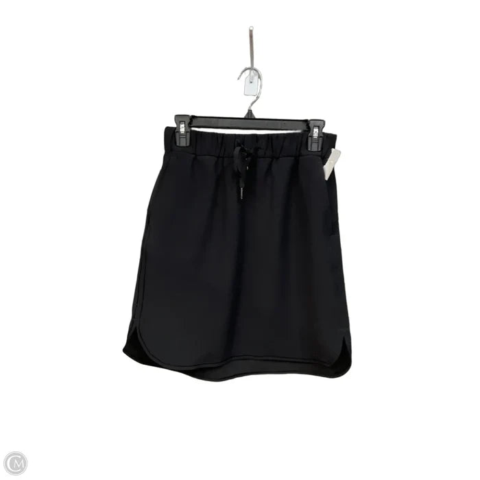 Athletic Skirt By Lululemon In Black, Size: S