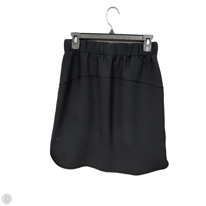 Athletic Skirt By Lululemon In Black, Size: S