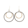Double bead and gold filled hoop(E1112) - DanaReedDesigns