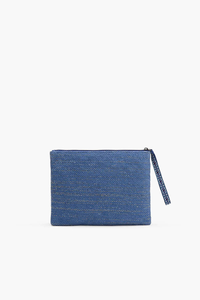 Beaded Bee Embellished Wristlet and Mini Pouch Set - Mildred Hoit