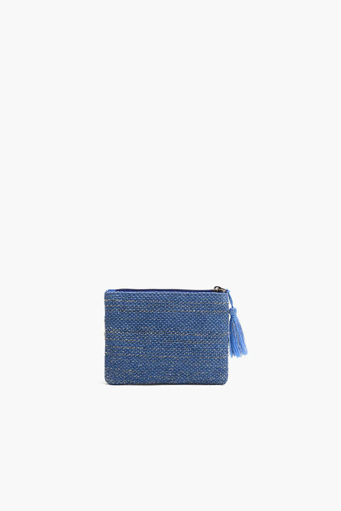 Beaded Bee Embellished Wristlet and Mini Pouch Set - Mildred Hoit