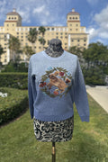 Blue Bunny Sweater - Mildred Hoit