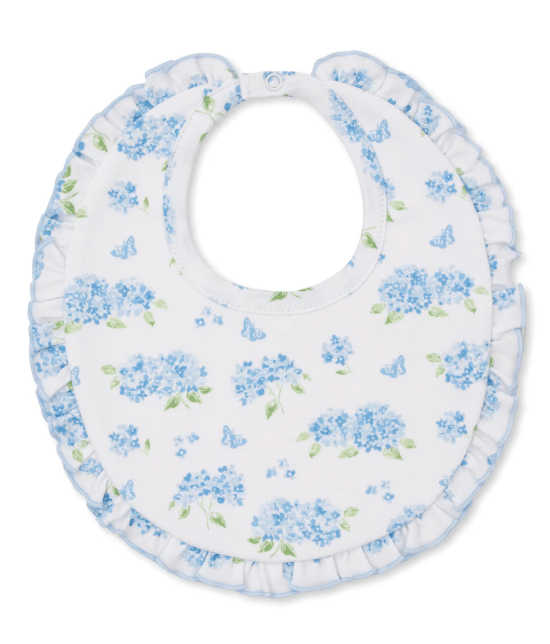 Kissy Kissy Blue Hydrangea Bib