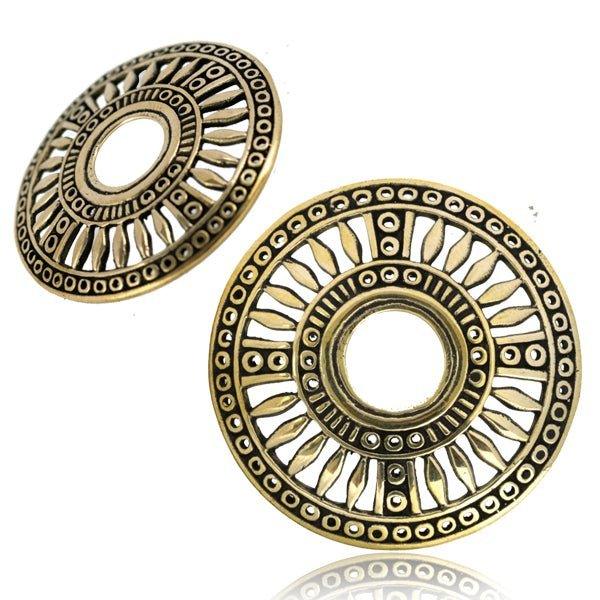 Brass Nipple Disc (Single) (No Barbell)-My Body Piercing Jewellery