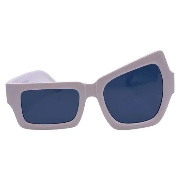 White Novelty Unique Sunglasses