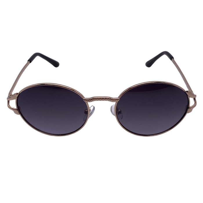 Black Oval Lens Sunglasses