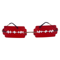 Red Rimless Lens Razor Novelty Sunglasses