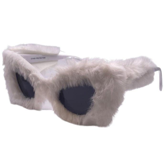 (C) 6173 | Fuzzy Cateye Novelty Sunglasses