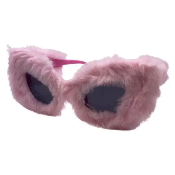 (C) 6173 | Fuzzy Cateye Novelty Sunglasses