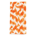 Caspari Modern Moire Cloth Dinner Napkins in Orange - Mildred Hoit