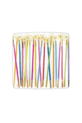 Caspari Party Candles Paper Salad & Dessert Plate - Mildred Hoit