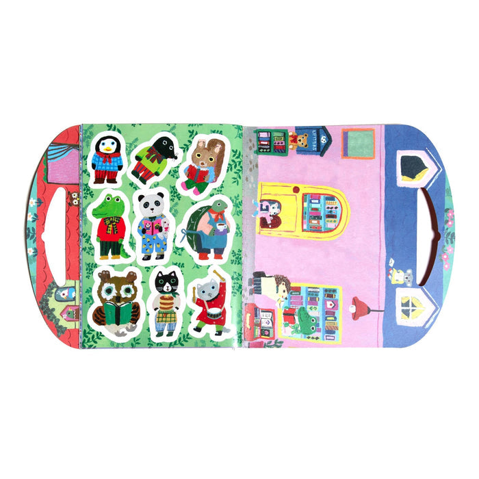 Cat's Apartment Sticker Book - bubblegum market