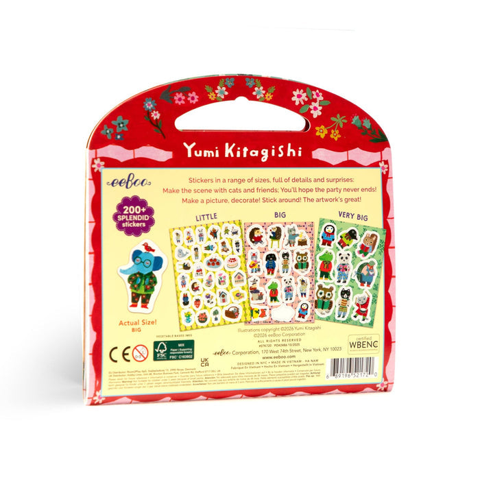 Cat's Apartment Sticker Book - bubblegum market