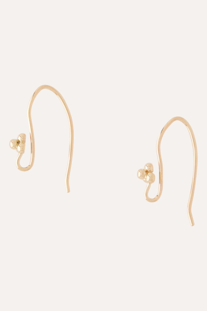 Clara Williams 14K Filigree Gold Thread Earrings