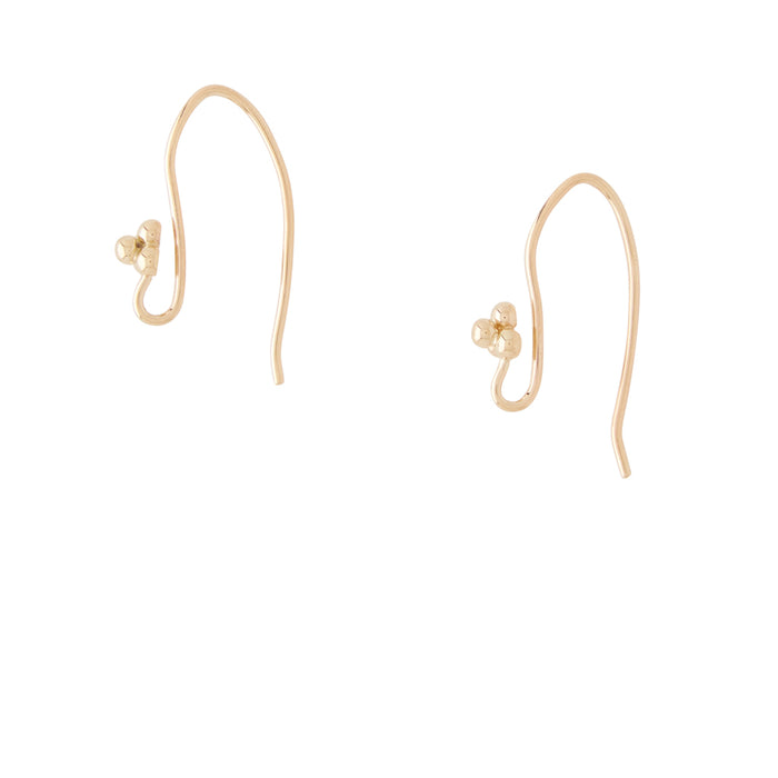 Clara Williams 14K Filigree Gold Thread Earrings available at Mildred Hoit in Palm Beach.