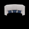 CLEARANCE ITEM CL-B547 | 30" Luxury Pontoon Back Corner Cushion Only | L30-503