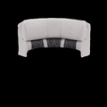 CLEARANCE ITEM CL-B562 | 30" Luxury Pontoon Back Corner Cushion Only | L30-500
