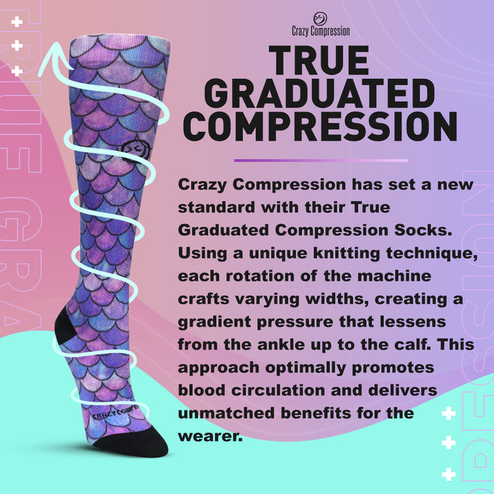 Crazy Compression Socks - Hello Baby (Standard & Extra Wide)